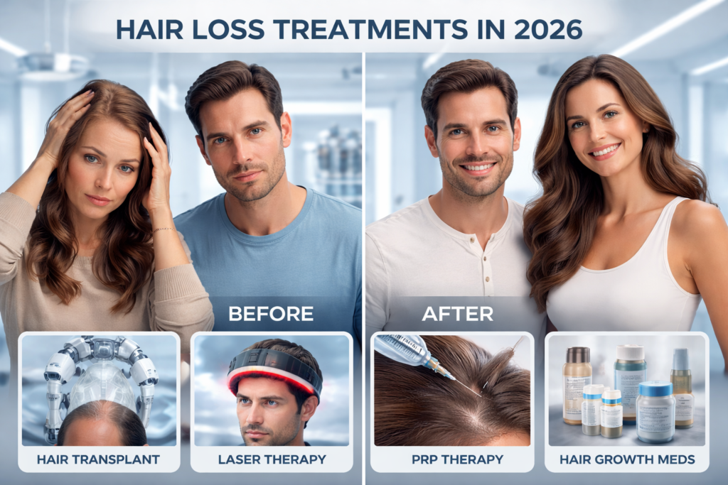 Hair Loss Treatment Options in 2026: Compare the Best Solutions