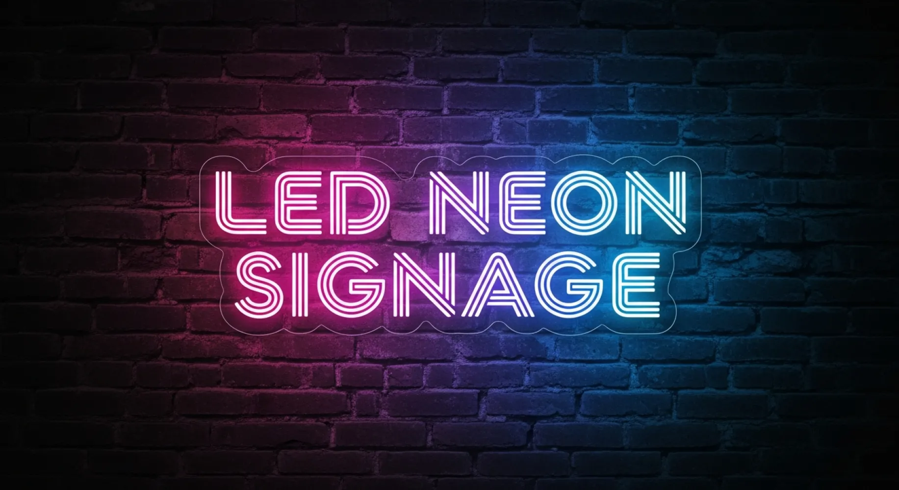 custom led neon lights
