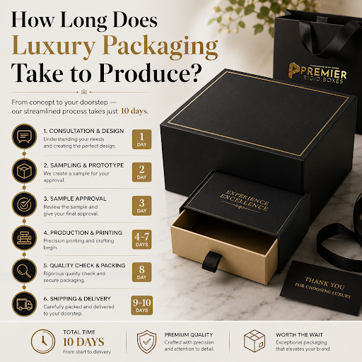 How Long Does Luxury Packaging Take to Produce?
